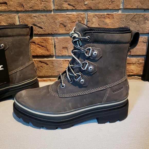 Sorel Women's Lennox Street Rain Boot — Waterproof Leather Boots Size 7.5 - Picture 8 of 12